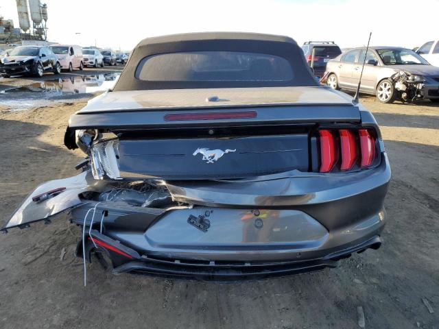 1FATP8UH8K5170173 - 2019 FORD MUSTANG GRAY photo 6