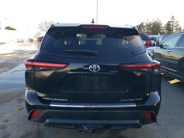 5TDDZRBH8MS533070 - 2021 TOYOTA HIGHLANDER LIMITED BLACK photo 6