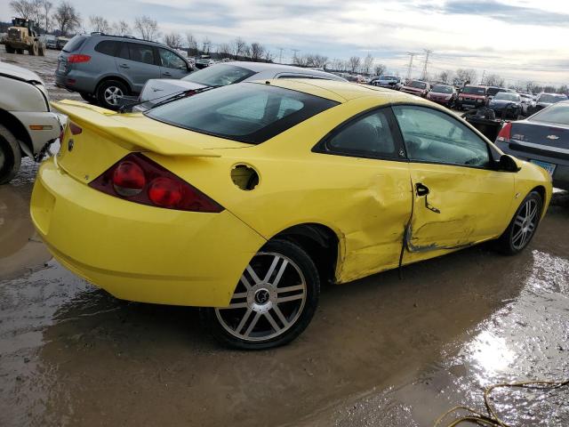 1ZWFT61LX15613964 - 2001 MERCURY COUGAR V6 YELLOW photo 3