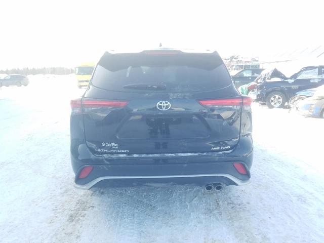 5TDLZRBH2NS244960 - 2022 TOYOTA HIGHLANDER XSE BLACK photo 6