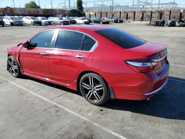 1HGCR2F51HA047739 - 2017 HONDA ACCORD SPORT RED photo 2