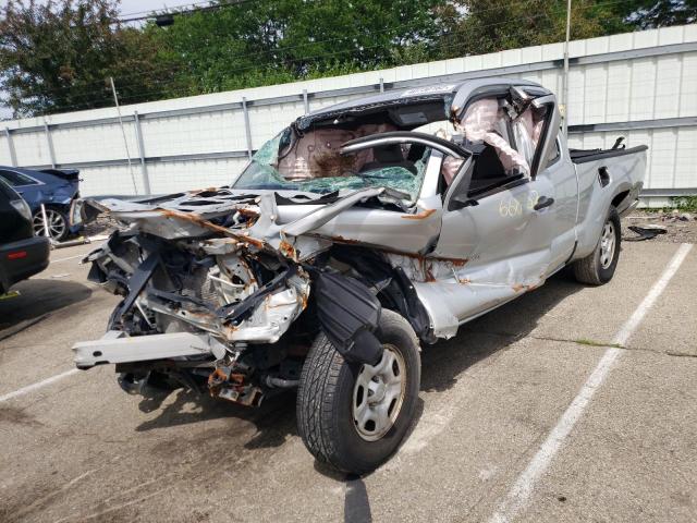 5TETX22N39Z668952 - 2009 TOYOTA TACOMA ACCESS CAB ვერცხლისფერი ფოტო 2