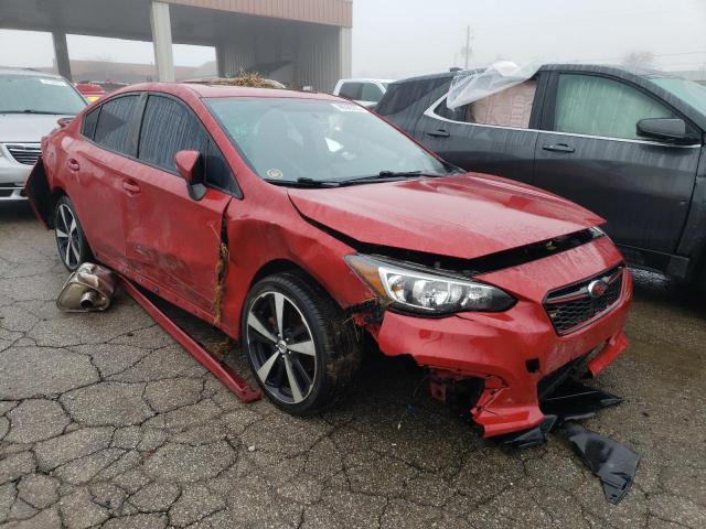 4S3GKAL68J3603356 - 2018 SUBARU IMPREZA SPORT RED photo 4