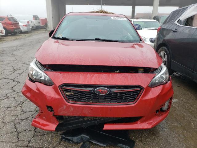 4S3GKAL68J3603356 - 2018 SUBARU IMPREZA SPORT RED photo 5