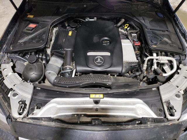 55SWF4KB8FU042603 - 2015 MERCEDES-BENZ C 300 4MATIC GRAY photo 11