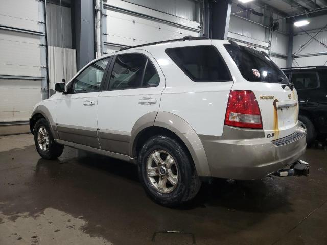 KNDJC733855397154 - 2005 KIA SORENTO EX WHITE photo 2