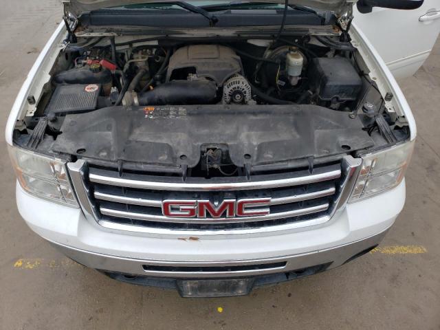 3GTP2WE77DG358733 - 2013 GMC SIERRA K1500 SLT WHITE photo 11