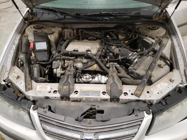 2G1WF52E749423757 - 2004 CHEVROLET IMPALA SILVER photo 11