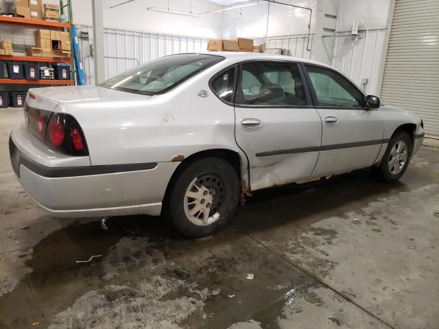 2G1WF52E749423757 - 2004 CHEVROLET IMPALA SILVER photo 3