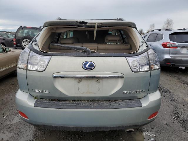 JTJGW31U782008562 - 2008 LEXUS RX 400H BLUE photo 6