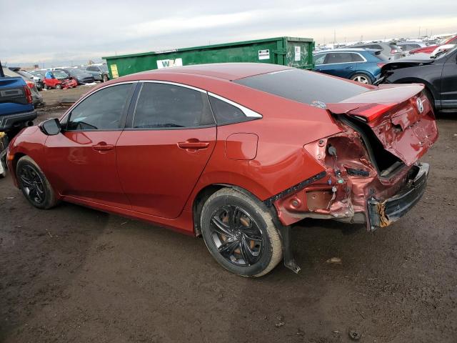 19XFC2F61KE020972 - 2019 HONDA CIVIC LX ORANGE photo 2