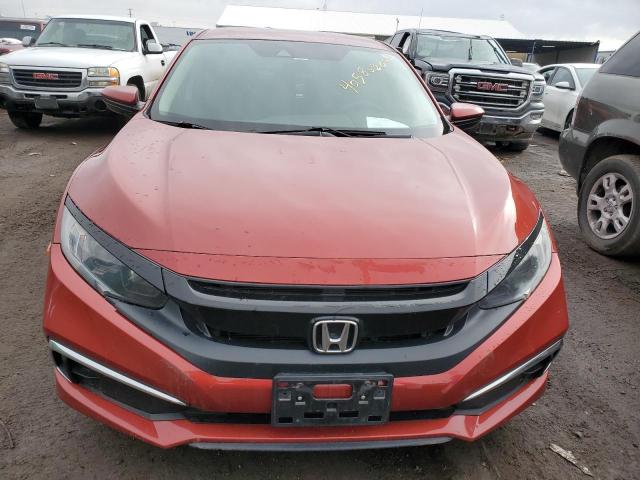 19XFC2F61KE020972 - 2019 HONDA CIVIC LX ORANGE photo 5