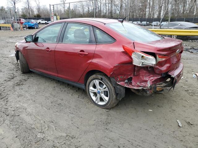 1FADP3F28DL165165 - 2013 FORD FOCUS SE RED photo 2