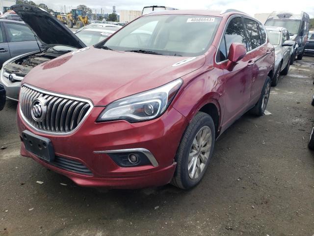 LRBFXDSA7HD145462 - 2017 BUICK ENVISION ESSENCE 勃艮第红 照片 1