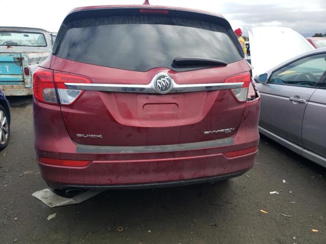LRBFXDSA7HD145462 - 2017 BUICK ENVISION ESSENCE 勃艮第红 照片 6