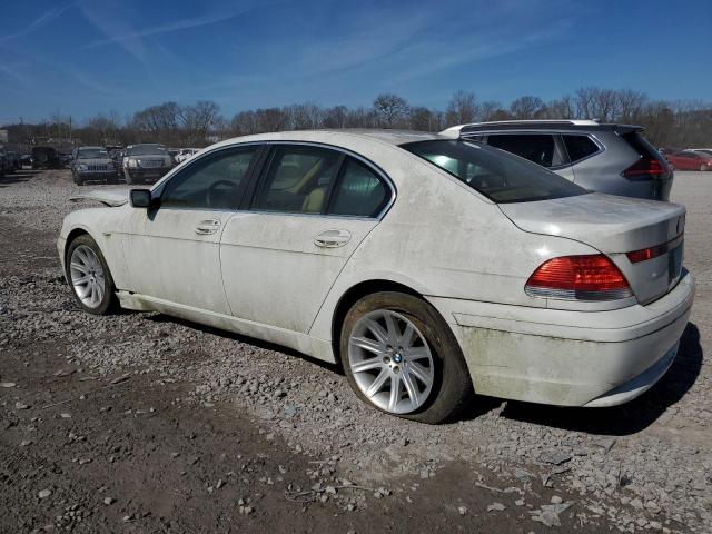 WBAGL63462DP54424 - 2002 BMW 745 I WHITE photo 2