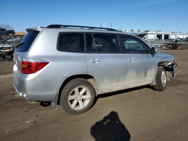 5TDBK3EH4AS015828 - 2010 TOYOTA HIGHLANDER SILVER photo 3