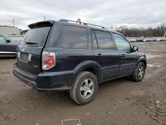 5FNYF18526B020946 - 2006 HONDA PILOT EX BLACK photo 3