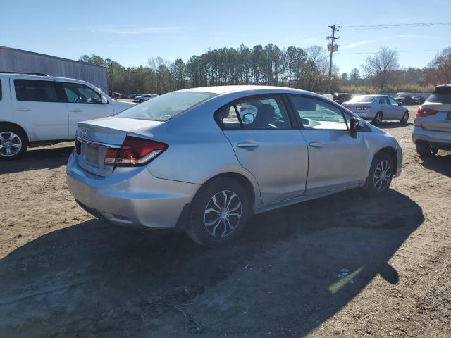 19XFB2F5XDE013595 - 2013 HONDA CIVIC LX GRAY photo 3