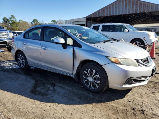 19XFB2F5XDE013595 - 2013 HONDA CIVIC LX GRAY photo 4