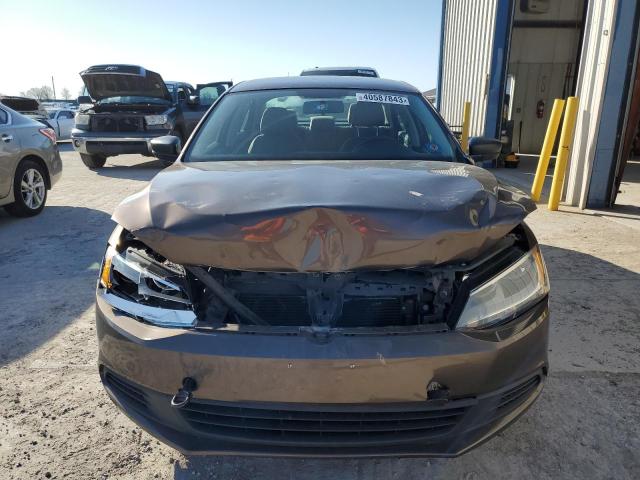 3VW2K7AJ4CM309200 - 2012 VOLKSWAGEN JETTA BASE 棕色 照片 5