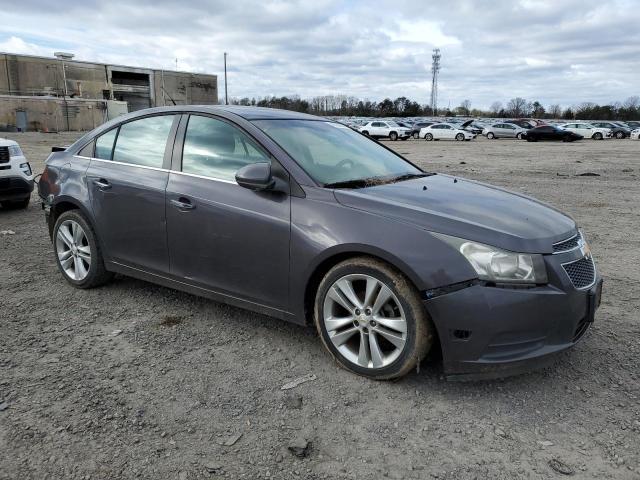 1G1PH5S90B7111070 - 2011 CHEVROLET CRUZE LTZ GRAY photo 4