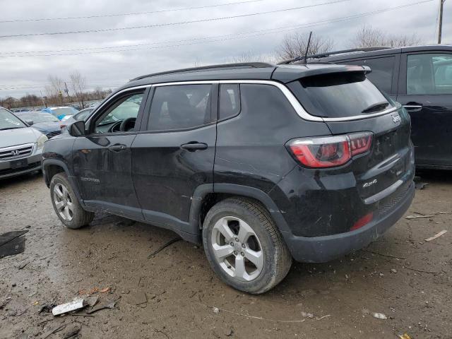 3C4NJDBB9JT251077 - 2018 JEEP COMPASS LATITUDE BLACK photo 2