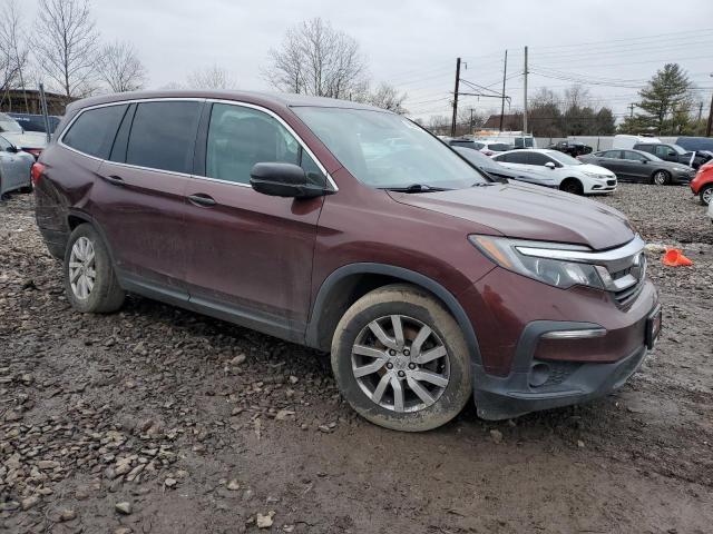 5FNYF6H11KB066210 - 2019 HONDA PILOT LX BURGUNDY photo 4