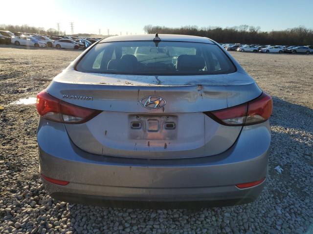 5NPDH4AE1FH640757 - 2015 HYUNDAI ELANTRA SE SILVER photo 6