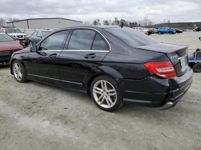 WDDGF4HB7EA939227 - 2014 MERCEDES-BENZ C 250 BLACK photo 2