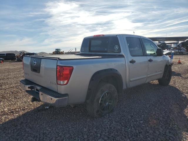 1N6AA07C58N347532 - 2008 NISSAN TITAN XE SILVER photo 3