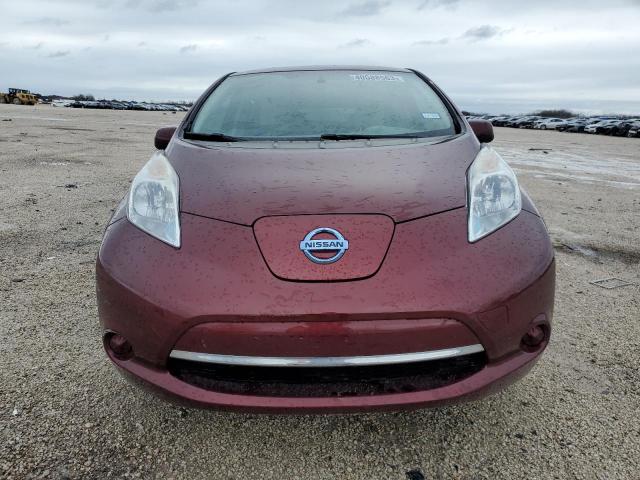 1N4BZ0CP3GC308723 - 2016 NISSAN LEAF SV MAROON photo 5