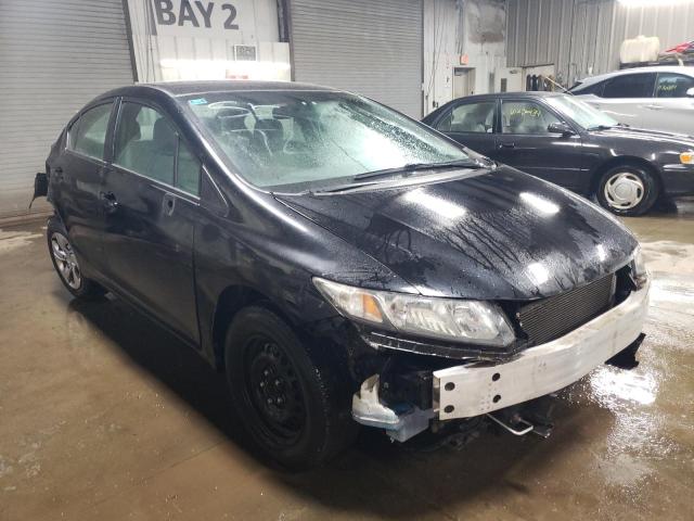 19XFB2F53DE099235 - 2013 HONDA CIVIC LX BLACK photo 4