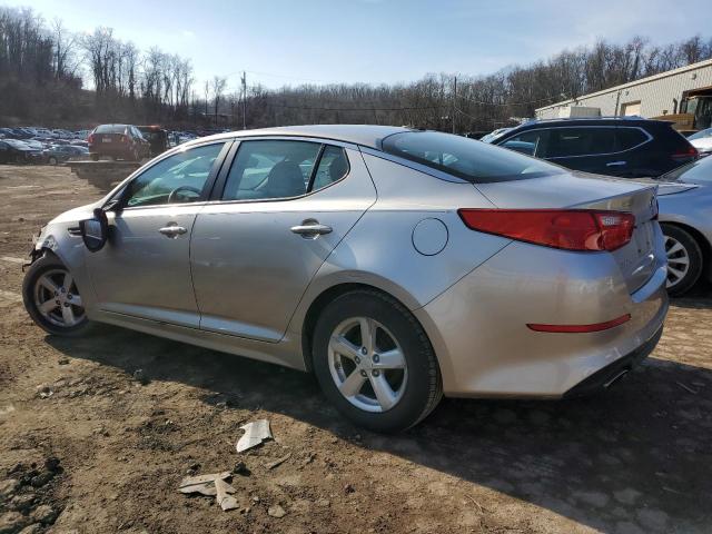 KNAGM4A7XF5536761 - 2015 KIA OPTIMA LX SILVER photo 2