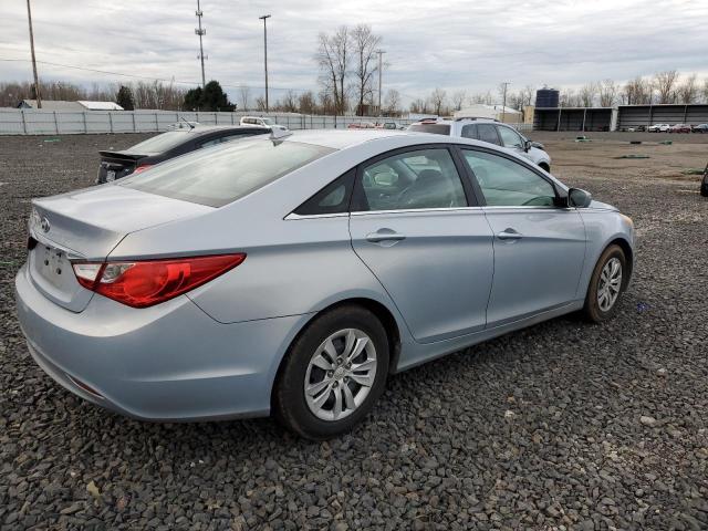 5NPEB4AC9CH331876 - 2012 HYUNDAI SONATA GLS BLUE photo 3