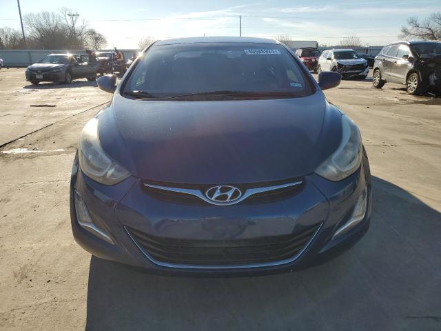 KMHDH4AE2FU358354 - 2015 HYUNDAI ELANTRA SE BLUE photo 5