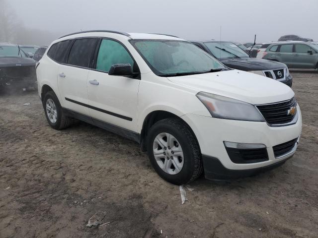 1GNKRFED8FJ217092 - 2015 CHEVROLET TRAVERSE LS WHITE photo 4