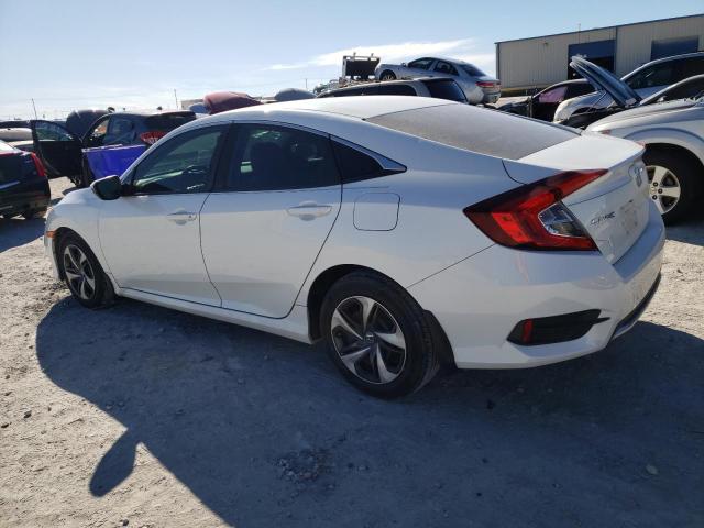 19XFC2F65KE003799 - 2019 HONDA CIVIC LX WHITE photo 2