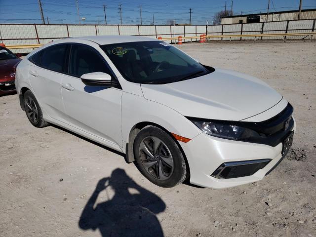 19XFC2F65KE003799 - 2019 HONDA CIVIC LX WHITE photo 4