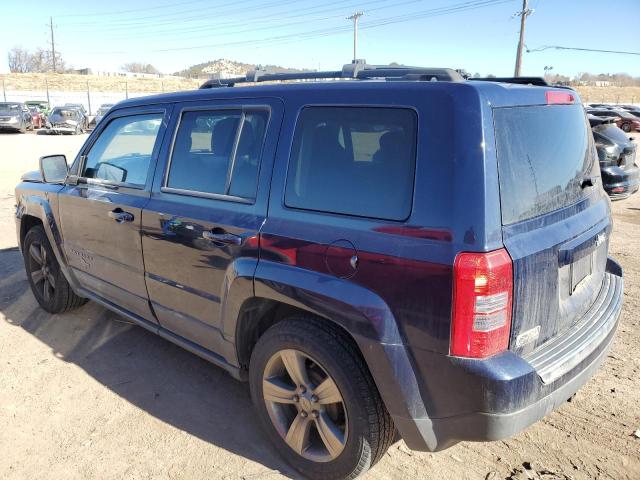 1C4NJPFA2ED645020 - 2014 JEEP PATRIOT LATITUDE BLUE photo 2