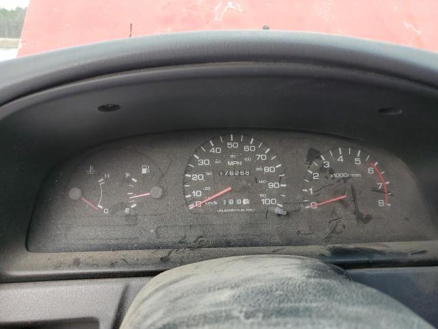1N6SD11S9TC341299 - 1996 NISSAN TRUCK BASE RED photo 9