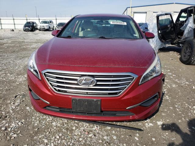 5NPE24AF5GH261406 - 2016 HYUNDAI SONATA SE RED photo 5