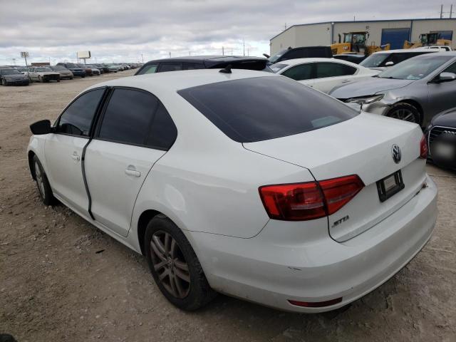 3VW2K7AJ4FM350737 - 2015 VOLKSWAGEN JETTA BASE WHITE photo 2