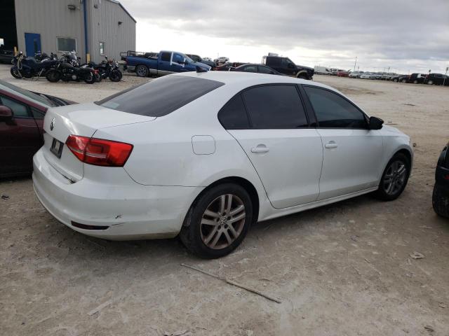 3VW2K7AJ4FM350737 - 2015 VOLKSWAGEN JETTA BASE WHITE photo 3