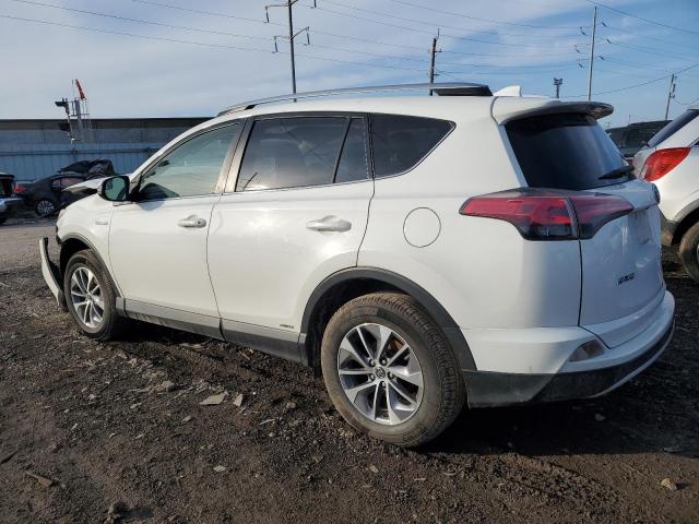 JTMRJREV8GD013224 - 2016 TOYOTA RAV4 HV XLE WHITE photo 2