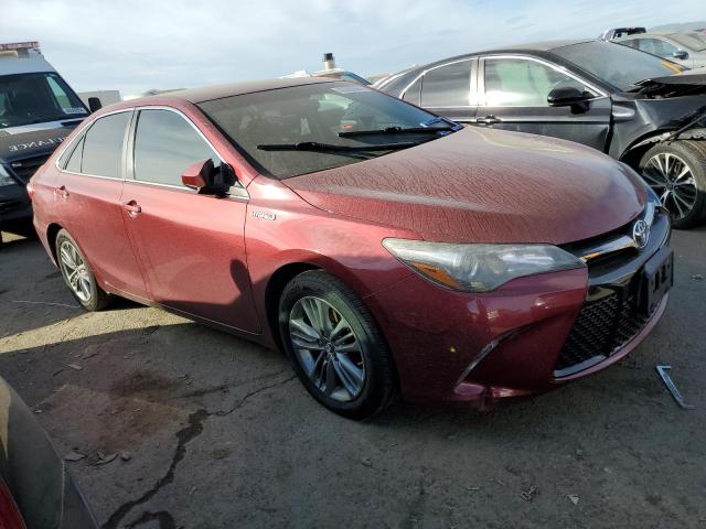 4T1BD1FK6GU190378 - 2016 TOYOTA CAMRY HYBRID RED photo 4