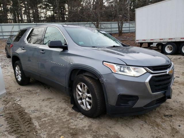 1GNEVFKW0JJ272921 - 2018 CHEVROLET TRAVERSE LS GRAY photo 4