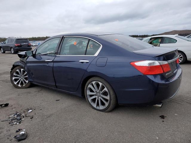 1HGCR2F52FA086787 - 2015 HONDA ACCORD SPORT BLUE photo 2