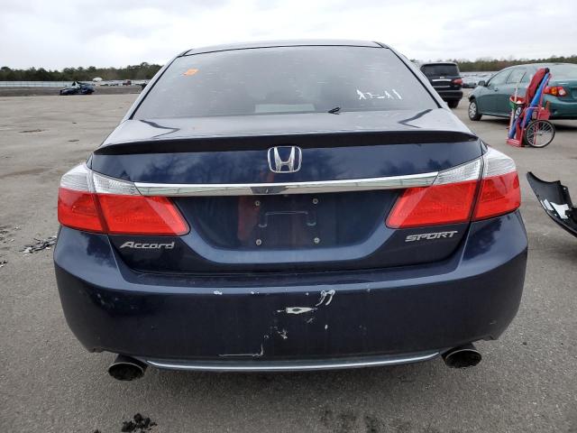 1HGCR2F52FA086787 - 2015 HONDA ACCORD SPORT BLUE photo 6