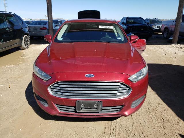 3FA6P0LU6GR268703 - 2016 FORD FUSION SE HYBRID RED photo 5